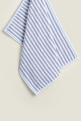 STRIPED COTTON TERRYCLOTH KITCHEN TOWEL