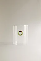 CHRISTMAS WREATH BOROSILICATE GLASS TUMBLER