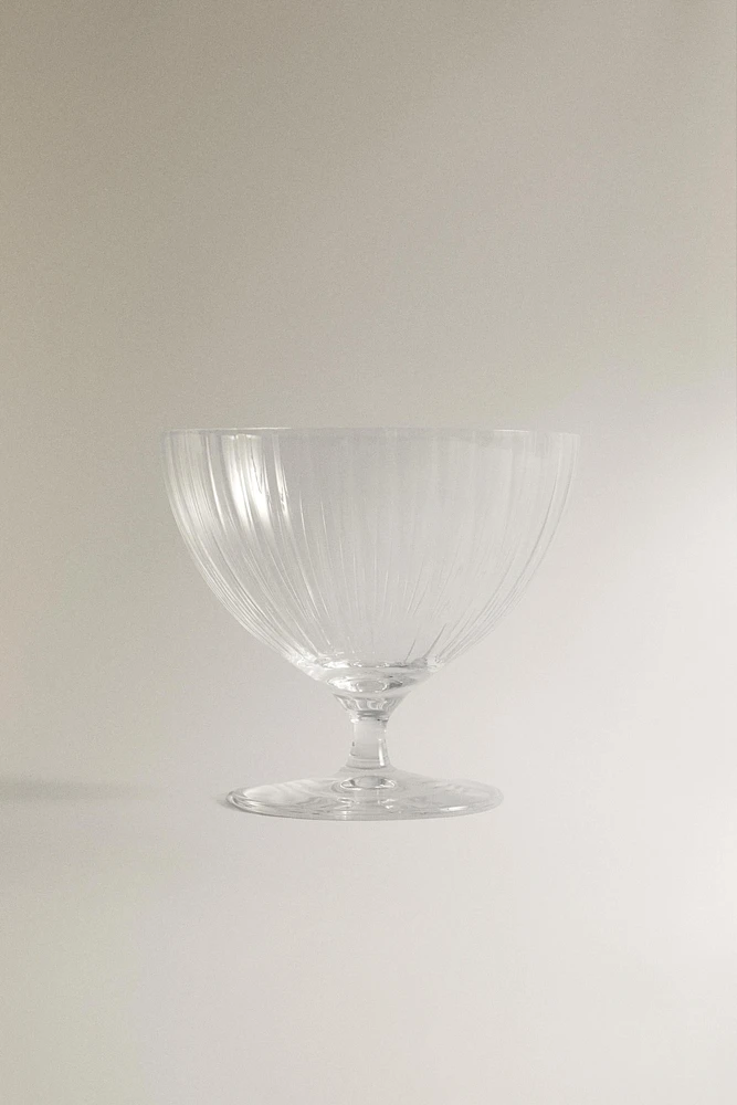 ICE-CREAM CUP WITH RAISED DESIGN