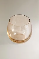 CHRISTMAS TRANSLUCENT CRYSTALLINE TUMBLER