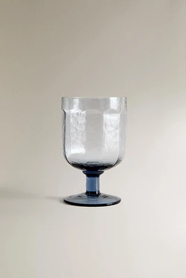 HAMMERED WINE GLASS