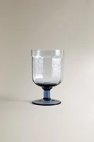 HAMMERED WINE GLASS