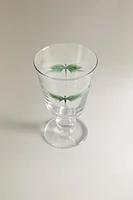 DRAGONFLY TRANSFER WINE GLASS