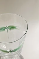 DRAGONFLY TRANSFER WINE GLASS