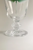 DRAGONFLY TRANSFER WINE GLASS