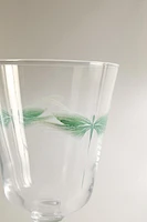 DRAGONFLY TRANSFER WINE GLASS