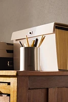 STATIONERY METAL PENCIL HOLDER