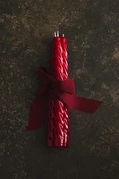 SET OF LONG TWISTED CHRISTMAS CANDLES (SET OF 3)