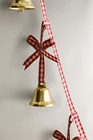 GINGHAM CHRISTMAS BELL GARLAND