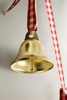 GINGHAM CHRISTMAS BELL GARLAND