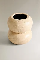 ROUND CERAMIC VASE