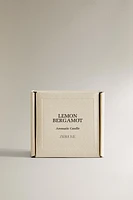 G) LEMON BERGAMOT SCENTED CANDLE