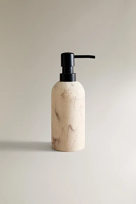 MARBLE-EFFECT RESIN BATHROOM DISPENSER