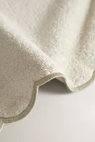 SCALLOPED COTTON BATH TOWEL