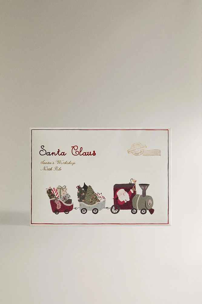 CHILDREN’S CHRISTMAS SANTA CLAUS LETTERS SET (SET OF 3)