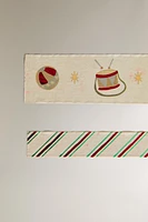 SET OF CHRISTMAS ADHESIVE TAPES (SET OF 2)