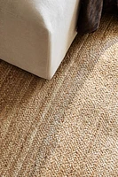 RECTANGULAR JUTE AREA RUG