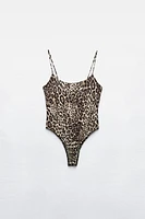 ANIMAL PRINT TANK BODYSUIT