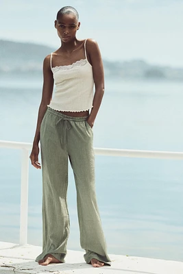 TEXTURED PANTS