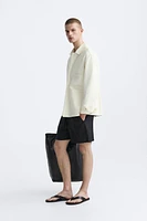 100% LINEN SHORTS