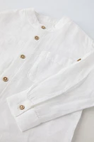 LINEN BLEND SHIRT