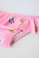 2-6 YEARS/ BLUEY © LUDO STUDIO RUFFLED UNDERWEAR