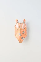 2-6 AÑOS/ BLUEY © LUDO STUDIO RUFFLED SWIMSUIT