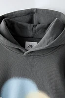 WASHED HOODIE SWEATSHIRT