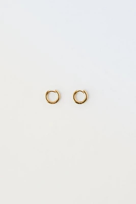 24 KT GOLD PLATED HOOP EARRINGS