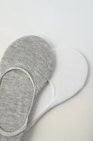 TWO-PACK OF BASIC NO-SHOW SOCKS