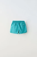 6-14 YEARS/ “SALMON RIVER” PLAIN SWIMSUIT