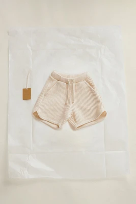 TIMELESZ – DRAWSTRING WAFFLE SHORTS