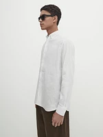 100% linen regular fit shirt