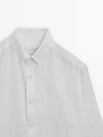 100% linen regular fit shirt