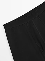 Plain cotton blend boxers