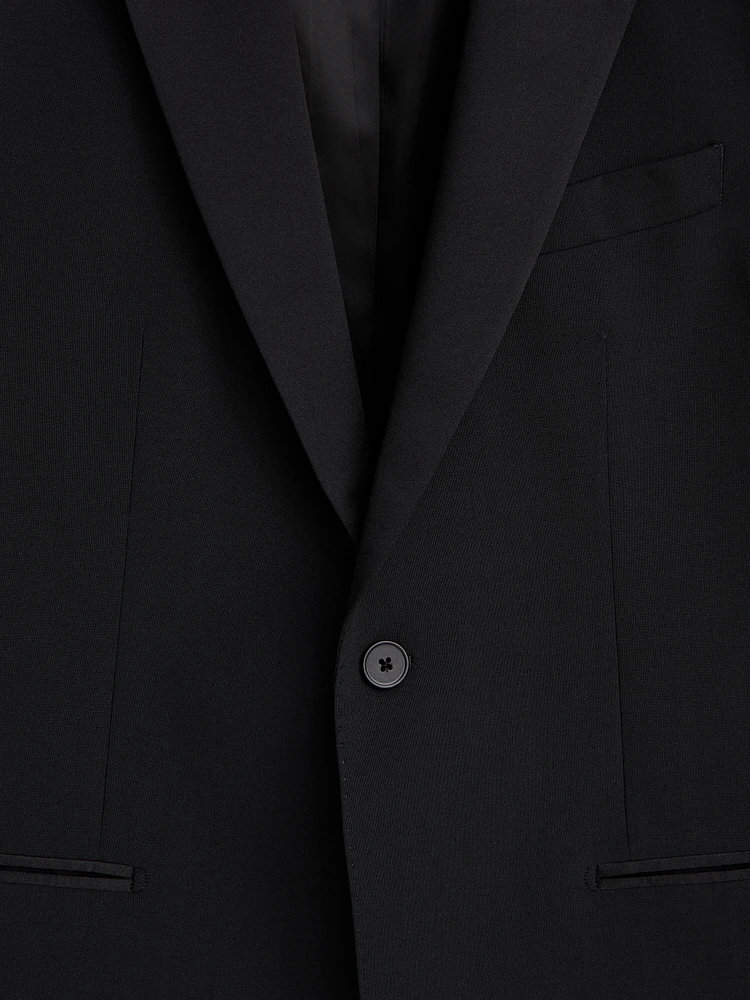 Black tuxedo suit blazer