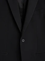 Black tuxedo suit blazer