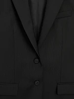 100% cool wool suit blazer