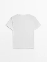 100% cotton ribbed short sleeve T-shirt