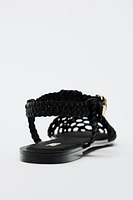 FLAT CAGE SANDALS