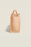 LEATHER MINI TOTE BAG