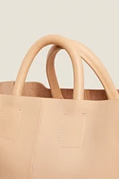 LEATHER MINI TOTE BAG