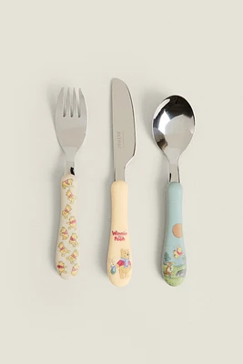 WINNIE THE POOH CHILDREN’S FLATWARE SET (SET OF 3)