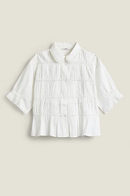 PLEATED SHIRT