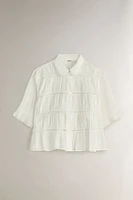 PLEATED SHIRT