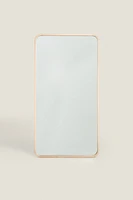 LARGE HANGING FULL-LENGTH MIRROR WITH ROUNDED FRAME