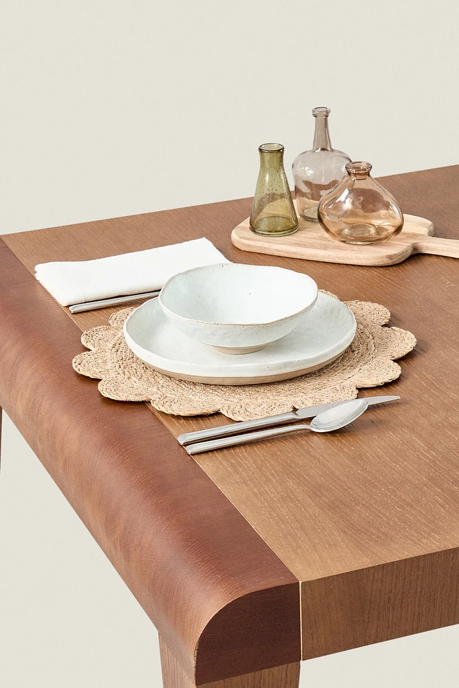 SET DE TABLE ROTIN FLEUR