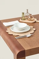 SET DE TABLE ROTIN FLEUR