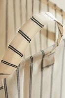 STRIPED LAUNDRY HAMPER