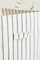 STRIPED LAUNDRY HAMPER